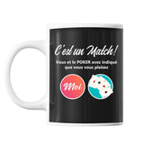 Mug Poker C'est un Match - Planetee