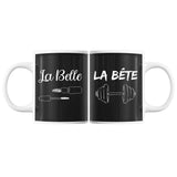 Mug Couples couple Le Belle et la Bête | Tasses Duo Amour - Planetee