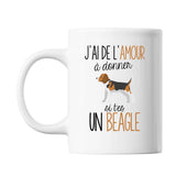 Mug Amour à donner Beagle - Planetee