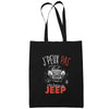 Sac Tote Bag Jeep Je peux pas Noir - Planetee