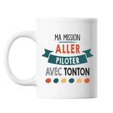 Mug Ma mission Piloter avec Tonton - Planetee