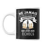 Mug femme échecs trentenaire - Planetee